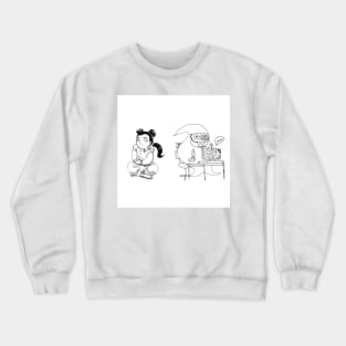 millennial death in zoom meeting Crewneck Sweatshirt